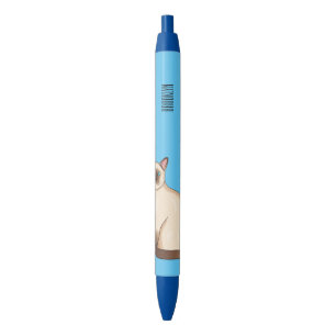 Afbeelding van de Siamese cartoon Zwarte Inkt Pen