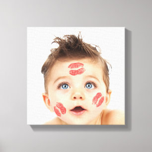 Afbeelding van de Small Cute Cupid Canvas Afdruk