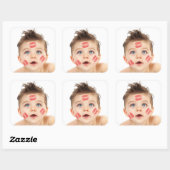 Afbeelding van de Small Cute Cupid Vierkante Sticker (Vel)