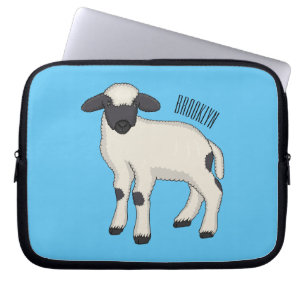 Afbeelding van de Valais Blwlese-cartoon Laptop Sleeve