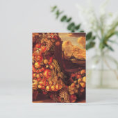 Afbeelding van de zomer door Giuseppe Arcimboldo Briefkaart (Staand voorkant)
