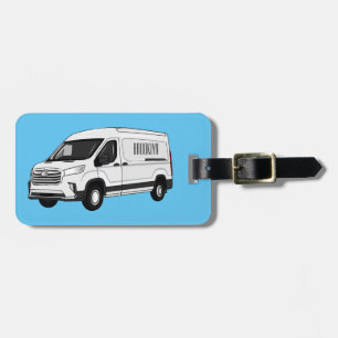 Afbeelding van Delivery van cartoon Bagagelabel