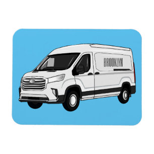 Afbeelding van Delivery van cartoon Magneet