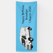 Afbeelding van Delivery van cartoon Spandoek (Verticaal)