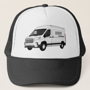 Afbeelding van Delivery van cartoon Trucker Pet