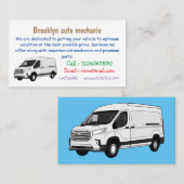 Afbeelding van Delivery van cartoon Visitekaartje (Voorkant / Achterkant)