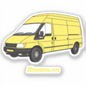 Afbeelding van Delivery van Sticker (Voorkant)