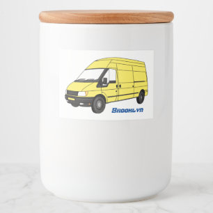 Afbeelding van Delivery van Voedselcontainer Etiket