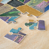 Afbeelding van diverse kleuren legpuzzel (Zijkant)