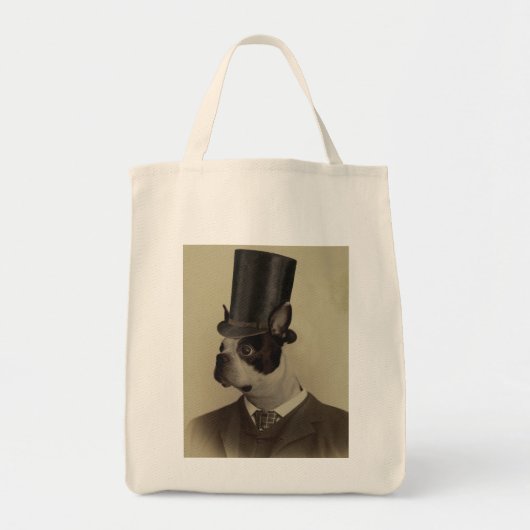 Afbeelding van een Dapper Boston-doodsbange Tote Bag (Voorkant)