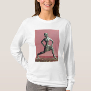 Afbeelding van een meisje dat loopt. t-shirt