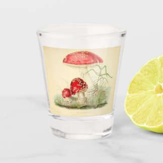  afbeelding van een paddenstoel shot glas