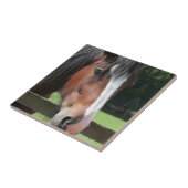 Afbeelding van een Quarter Horse Tile of Trivet Tegeltje (Zijkant)