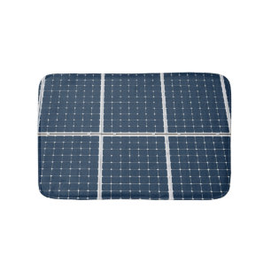 Afbeelding van een zonnepaneel grappig badmat