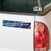 Afbeelding van een zonnepaneel grappig bumpersticker (Op Truck)