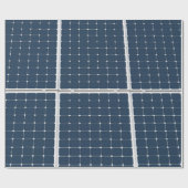 Afbeelding van een zonnepaneel grappig cadeaupapier (Vlak)