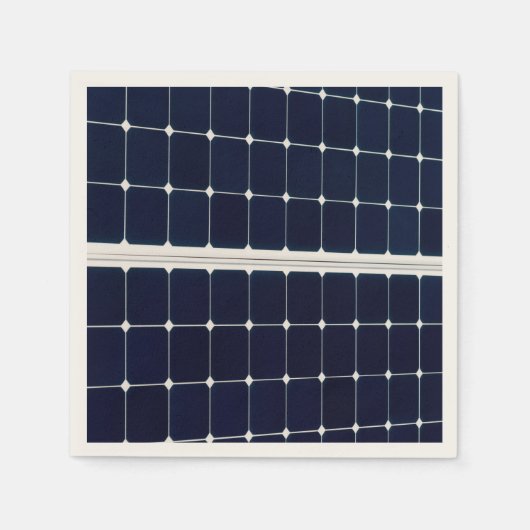 Afbeelding van een zonnepaneel grappig servetten (Voorkant)