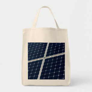 Afbeelding van een zonnepaneel grappig tote bag
