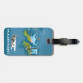 Afbeelding van Falklandeilanden Bagagelabel (Achterkant horizontaal)
