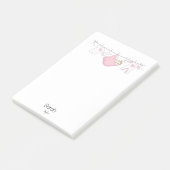 Afbeelding van Feminine Roze lijn knippen Post-it® Notes (Schuin)