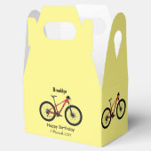 Afbeelding van fietscartoon bedankdoosjes (Geopend)