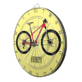 Afbeelding van fietscartoon dartbord (Voorkant Rechts)