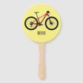 Afbeelding van fietscartoon handwaaier (Achterkant)