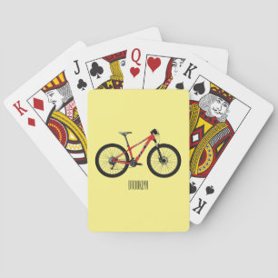 Afbeelding van fietscartoon pokerkaarten
