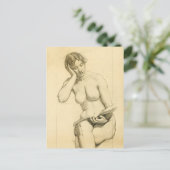 Afbeelding van figuur - vrouwmeting briefkaart (Staand voorkant)