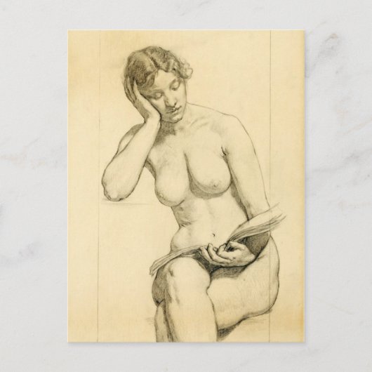 Afbeelding van figuur - vrouwmeting briefkaart (Voorkant)