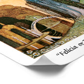  afbeelding van gekantelde tuin Kay Nielsen Poster (Hoek)