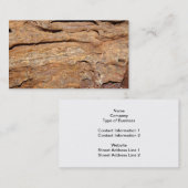 Afbeelding van gevesdroogd hout. visitekaartje (Voorkant / Achterkant)
