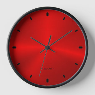 Afbeelding van Glanzende Rood Metallic Textuur Klo