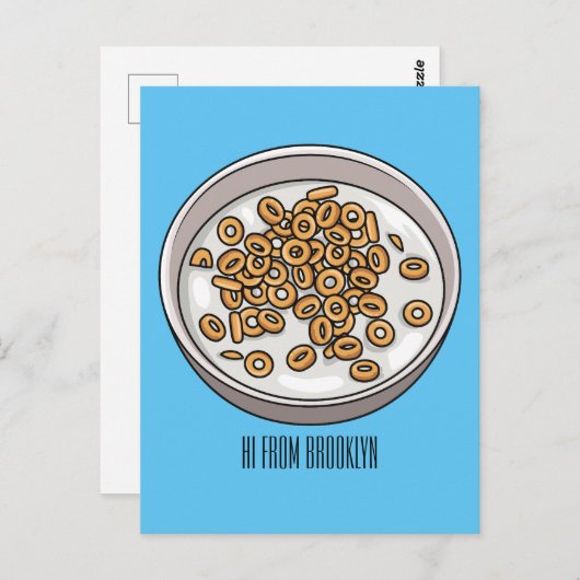 Afbeelding van graancartoon briefkaart (Voorkant / Achterkant)