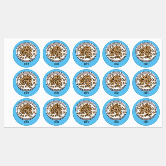 Afbeelding van graancartoon labels (Vel)