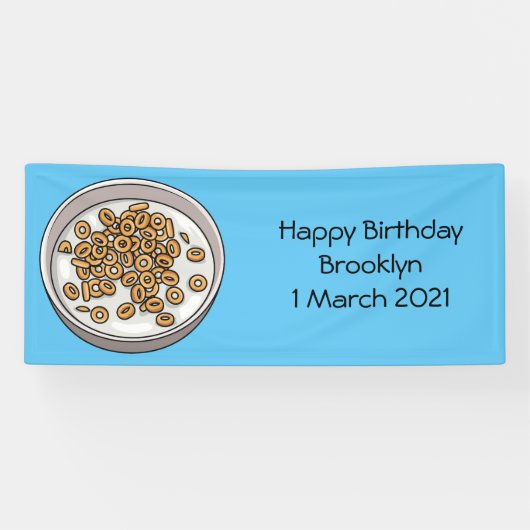 Afbeelding van graancartoon spandoek (Horizontaal)