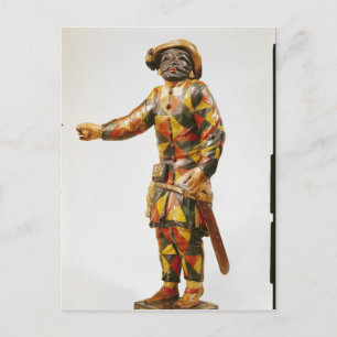 Afbeelding van Harlequin uit het Serafin Theater Briefkaart