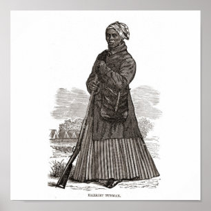 Afbeelding van Harriet Tubman, vóór 1869 Poster