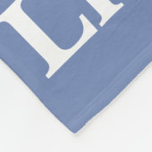 Afbeelding van herhaalde naam fleece deken (Hoek)