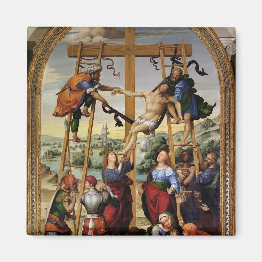 Afbeelding van het kruis, c.1505-10 magneet (Voorkant)