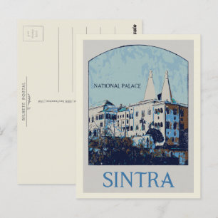 Afbeelding van het Nationaal paleis van Sintra Por Briefkaart