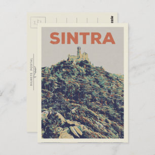 Afbeelding van het paleis Sintra Pena Portugal Briefkaart