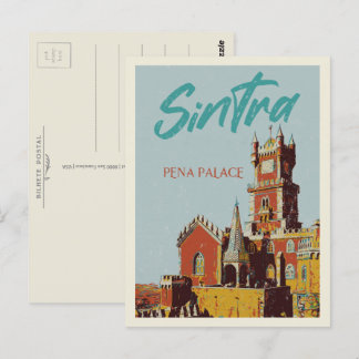 Afbeelding van het paleis van Sintra Pena Portugal Briefkaart