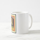  afbeelding van het Roast Beef Cow-label - Mok (Voorkant rechts)