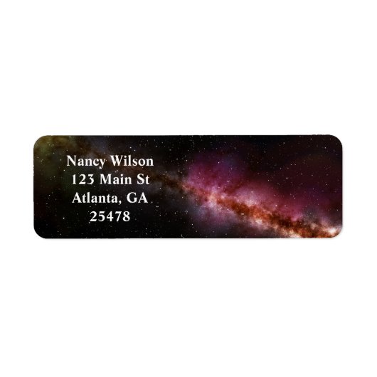 Afbeelding van het universum etiket (Voorkant)