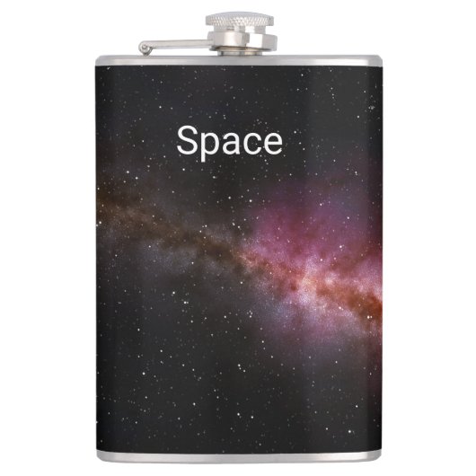 Afbeelding van het universum heupfles (Voorkant)