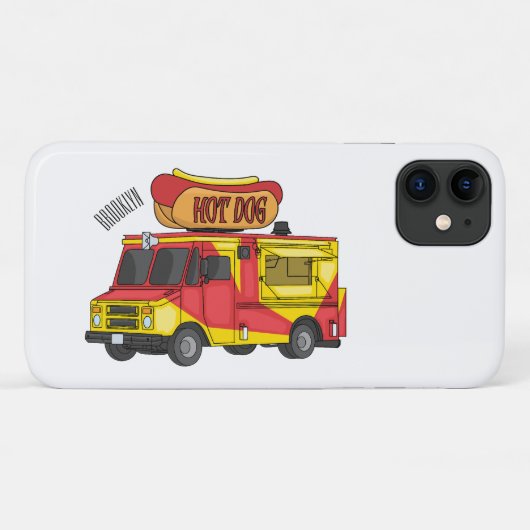 Afbeelding van hotdog-cartoon Case-Mate iPhone case (Achterkant (horizontaal))