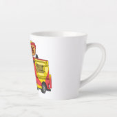 Afbeelding van hotdog-cartoon latte mok (Rechts)