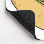Afbeelding van hotdog cartoon muismat (Hoek)