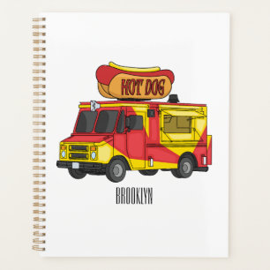 Afbeelding van hotdog-cartoon planner